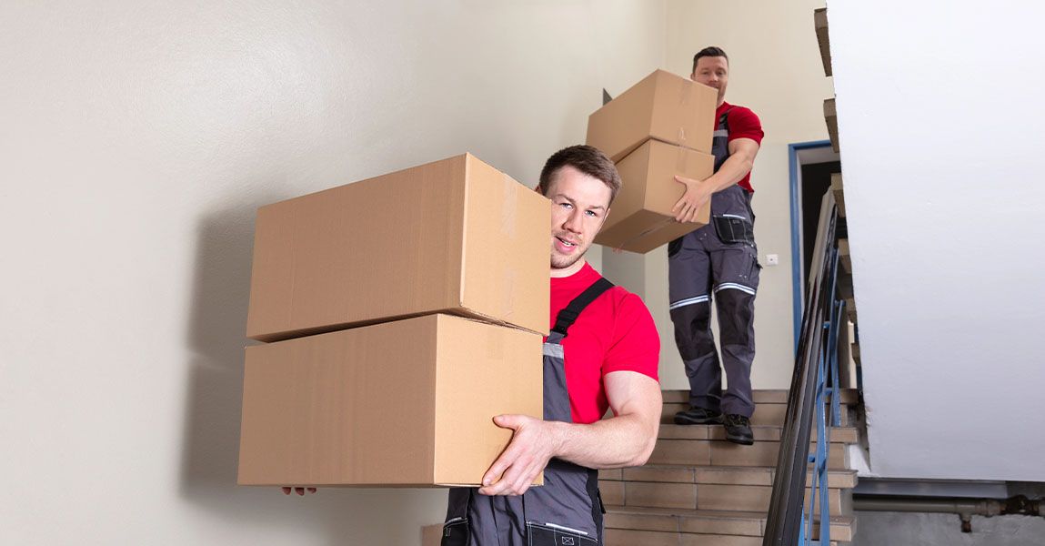 VC Movers on a packing services job in Calgary